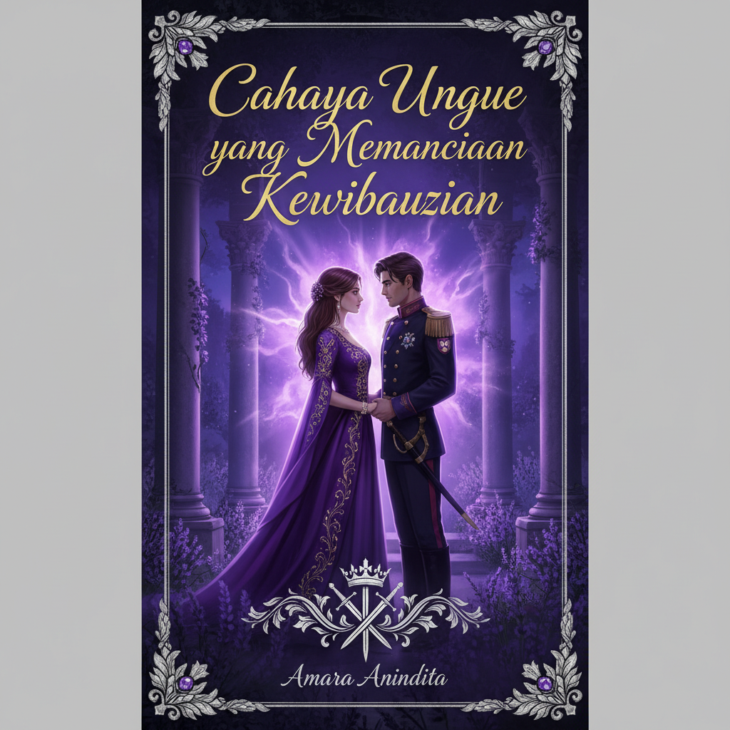 Cahaya ungu yang memancarkan kewibawaan